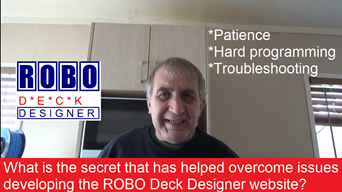 The greatest challenges developing the ROBO Deck designer website and how this has been overcome