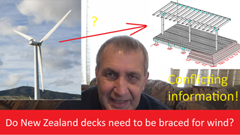 Do New Zealand Decks need to be braced for wind?